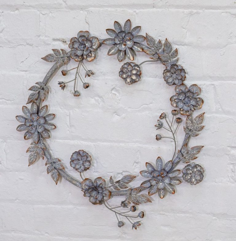 Metal Flower Wreath Furniture Road