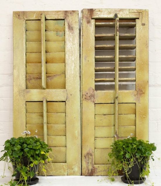 Original Wooden Shutters