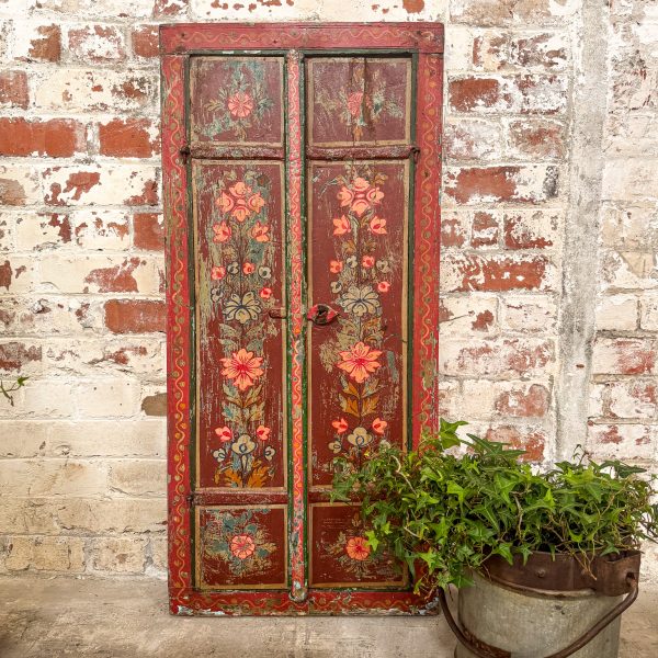 Original Hand Painted Wooden Window