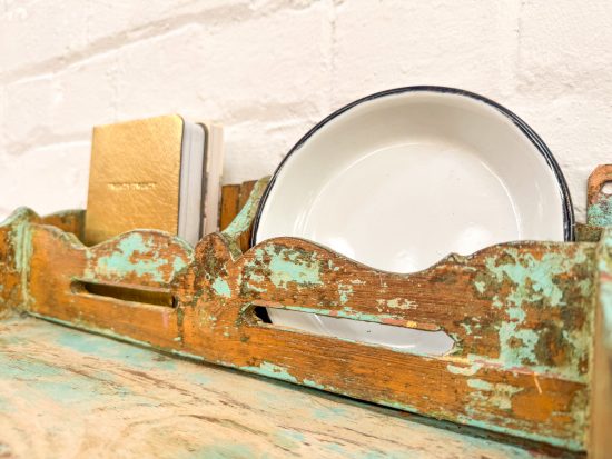 Small Original Wooden Cabinet with hanging - Image 3