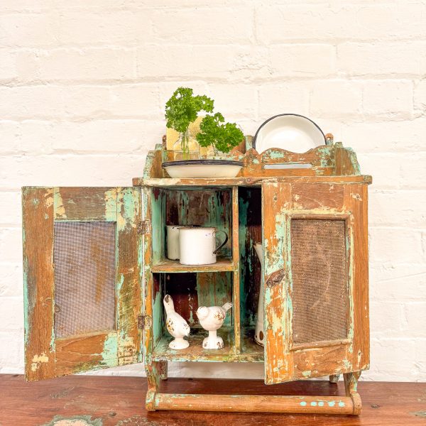 Small Original Wooden Cabinet with hanging