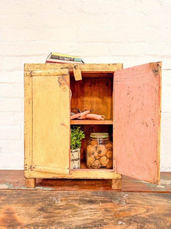 Original Small Wooden Cabinet