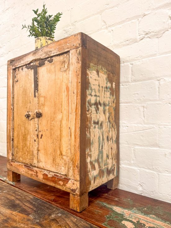 Original Small Wooden Cabinet - Image 4