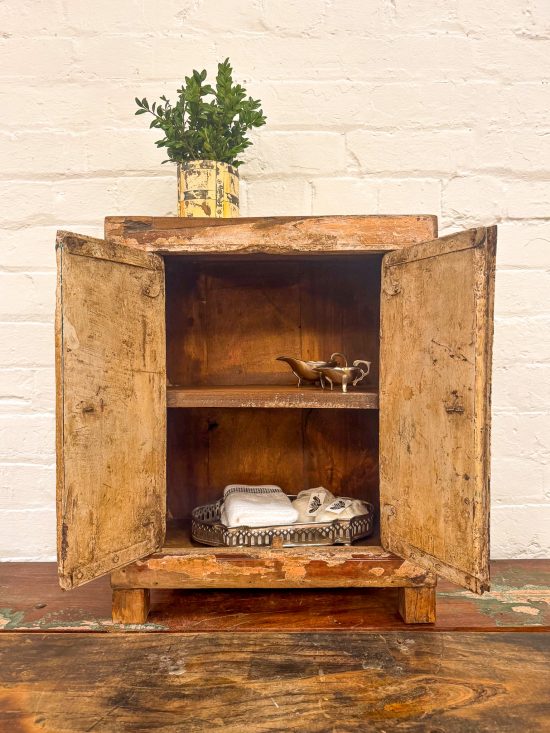 Original Small Wooden Cabinet - Image 3