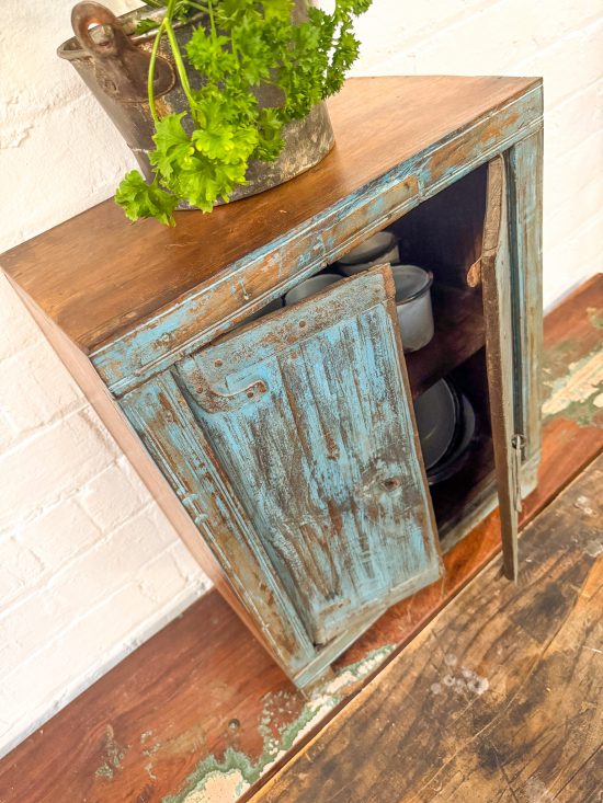 Original Small Wooden Cabinet - Image 4