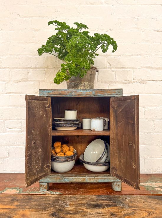 Original Small Wooden Cabinet - Image 5