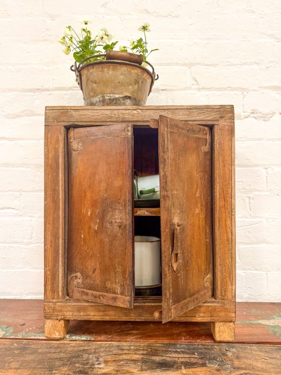 Original Small Wooden Cabinet - Image 4