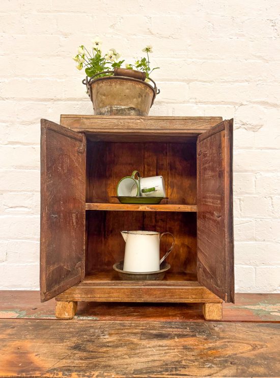 Original Small Wooden Cabinet - Image 6