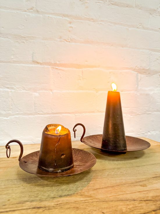 Set 2 Iron Candle Plates - Image 5