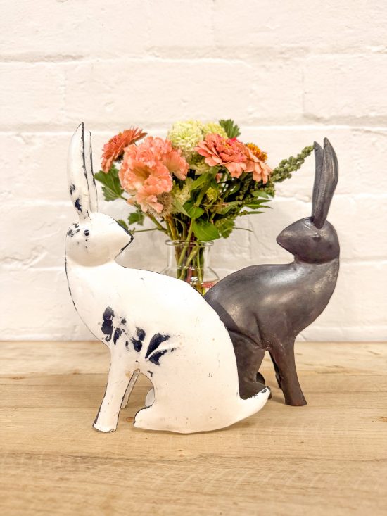 Set 2 Iron Rabbits - NEW SHIPMENT