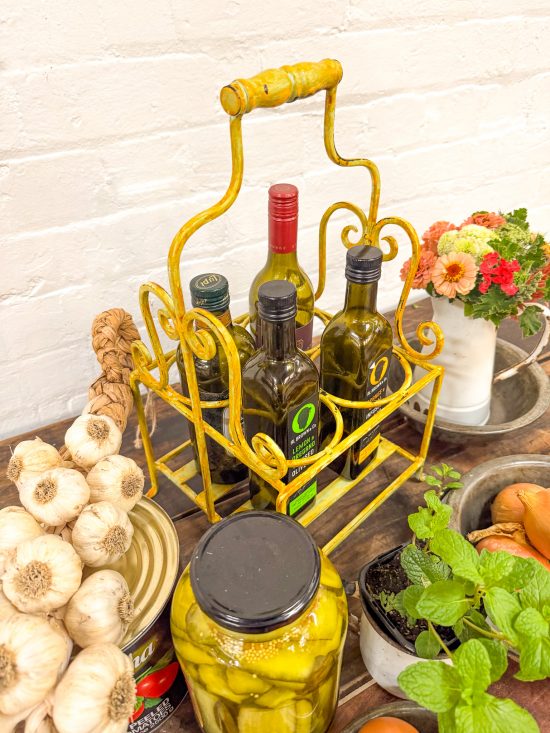 Iron 4 Bottle Iron Trug - Image 2