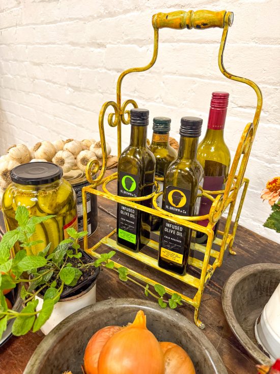 Iron 4 Bottle Iron Trug - Image 3