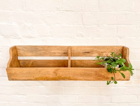 Wooden Book/Display Shelf