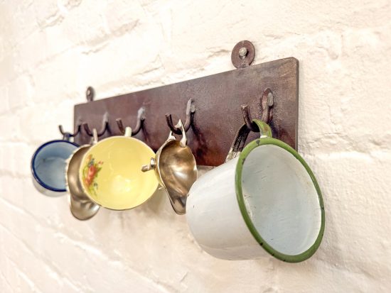 Solid Iron Wall Hanger w/5 hooks - Image 4