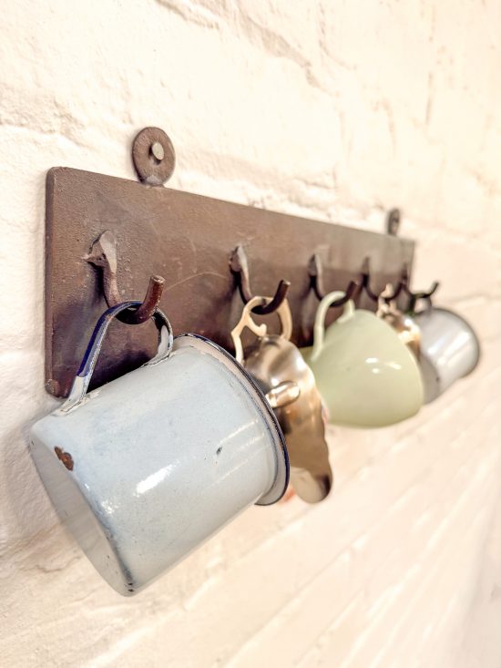 Solid Iron Wall Hanger w/5 hooks - Image 2