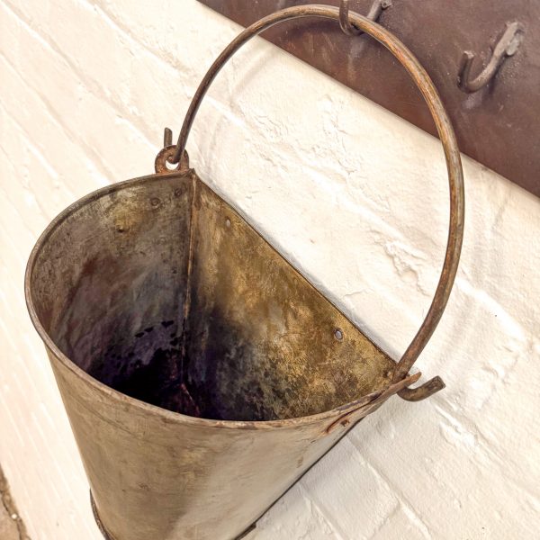 Iron demi Wall Bucket (hooks not included)