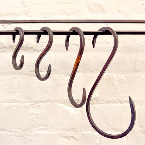 Set 4 Iron Butchers Hooks