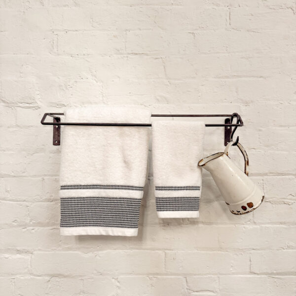Iron 2 Rung Towel Rod