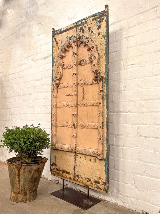 Original Wooden Door on Stand