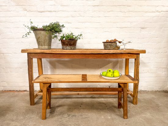 Rustic Wooden Country Console