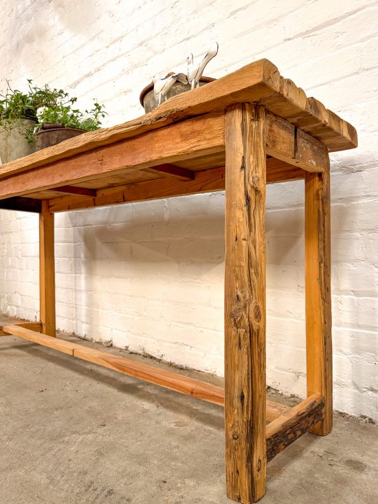 Rustic Wooden Country Console - Image 5