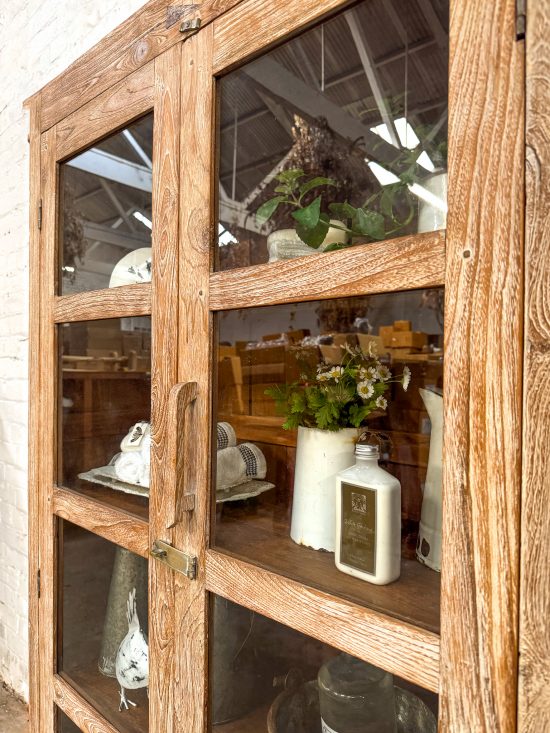 Original Tall Whitewashed Cabinet - Image 3