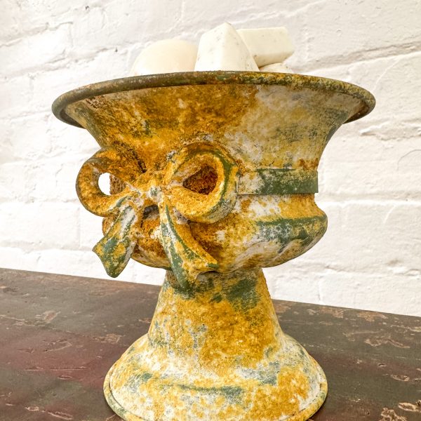 Small Metal Bow Urn