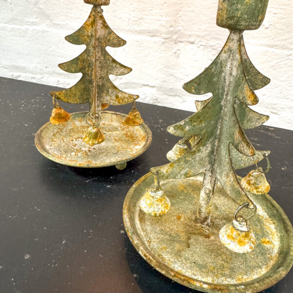 Metal Christmas Tree Candle Holder